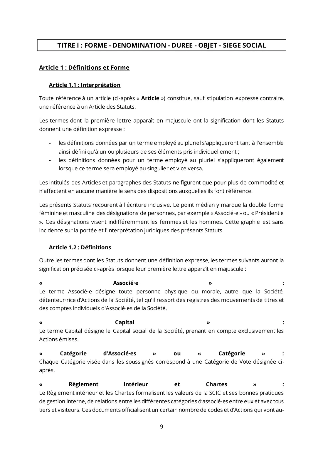 Statuts de La Coop Audacieuse, page 9 sur 44