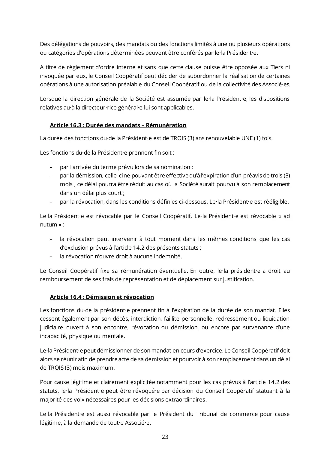 Statuts de La Coop Audacieuse, page 23 sur 44