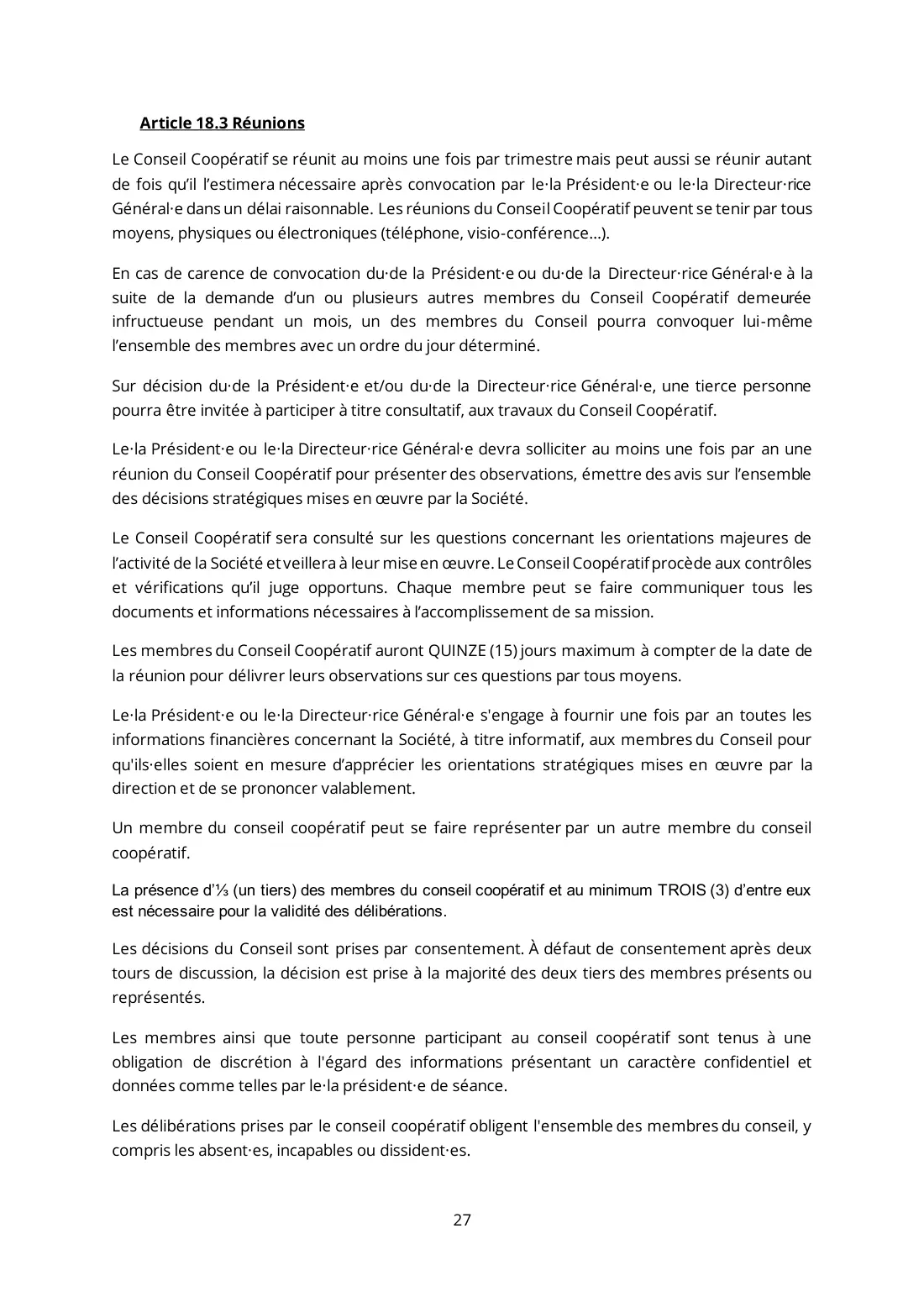 Statuts de La Coop Audacieuse, page 27 sur 44