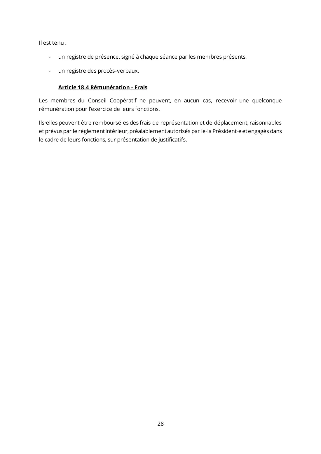 Statuts de La Coop Audacieuse, page 28 sur 44